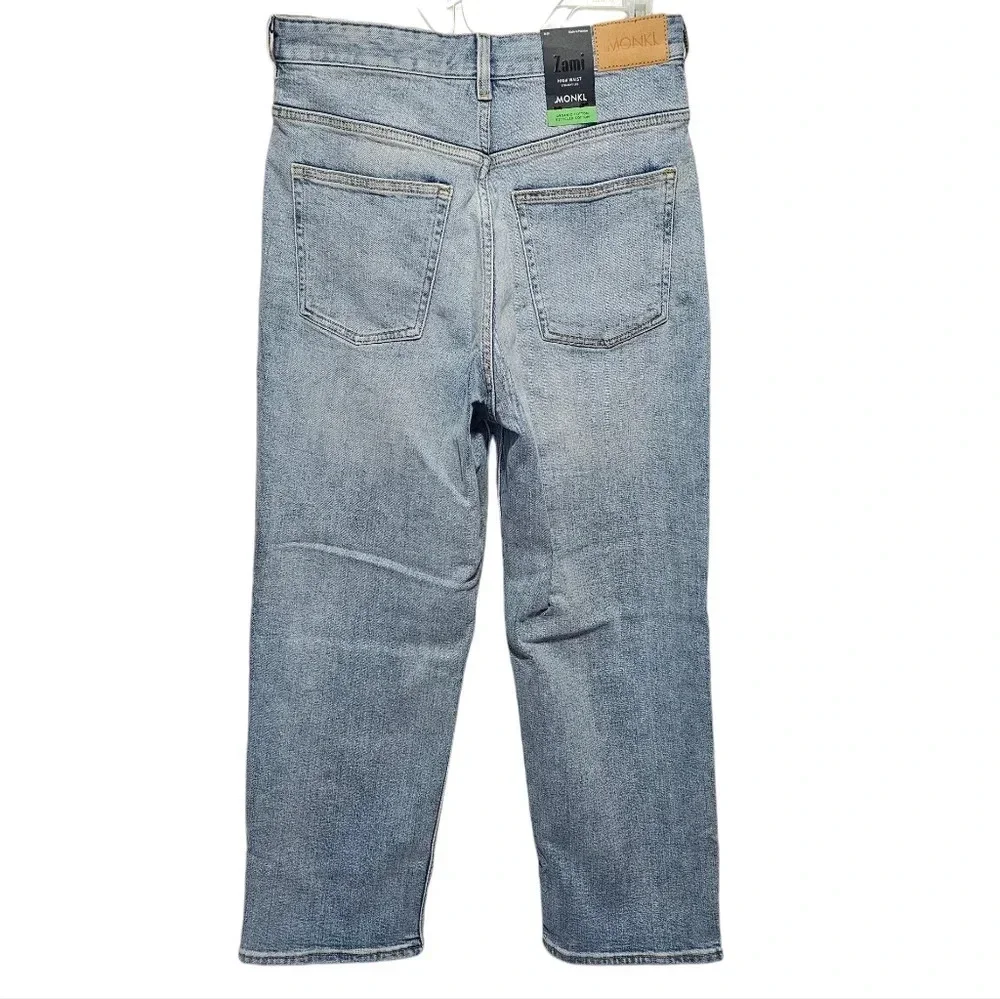 Monki Zami High Waist Straight Leg‎ Jeans Size 29 New